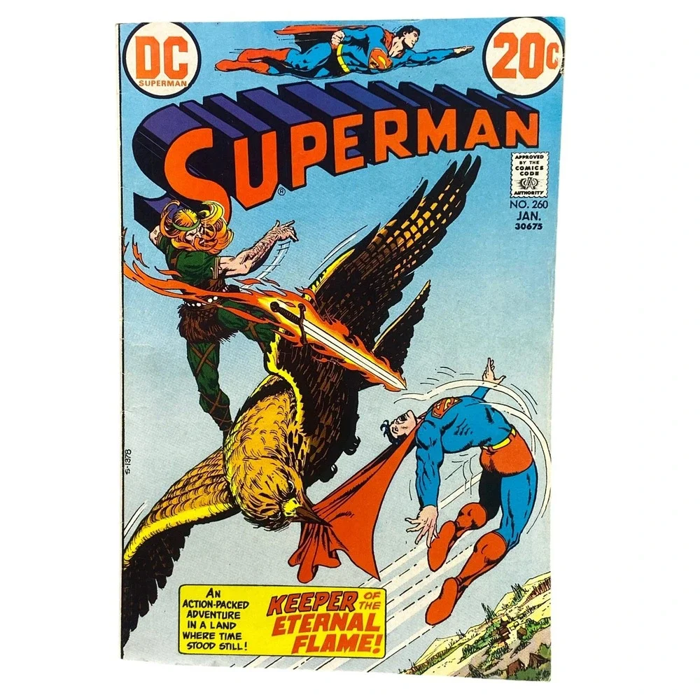 1973 Superman DC‎ Comic Book #260 20 Cent Advertising